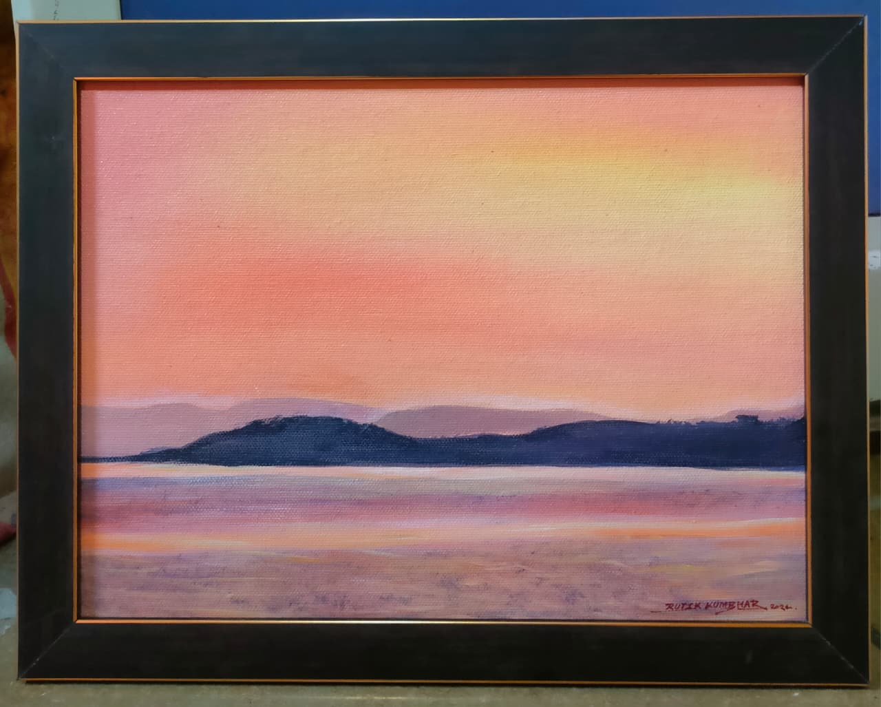 Evening Sunset – Golden Silence